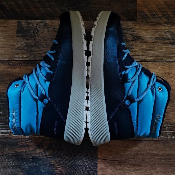 Columbia Women's Slopeside Village Omni-Heat Mid Winter Navy Boot Size 9.5 - Picture 5 of 7